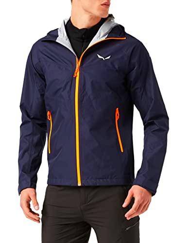 SALEWA PUEZ (AQUA 3) PTX M JKT, Chaqueta, Hombre, Azul (Premium Navy/4570), 56/3XL