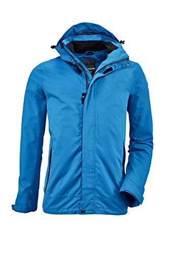 Killtec Xenios Chaqueta Outdoor para Hombre. 100% Impermeable y Transpirable, Plum, XXL