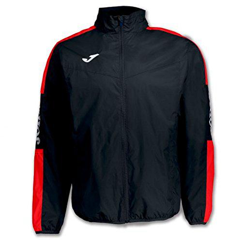 Joma 100689.106 Chubasquero, Hombre, Negro-Rojo, XS