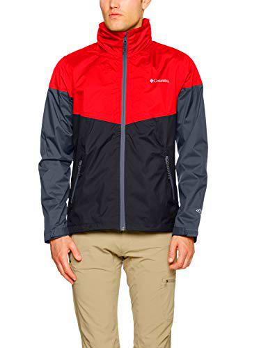 Columbia Inner Limits Chaqueta para Lluvia, Negro, XXL, Hombre