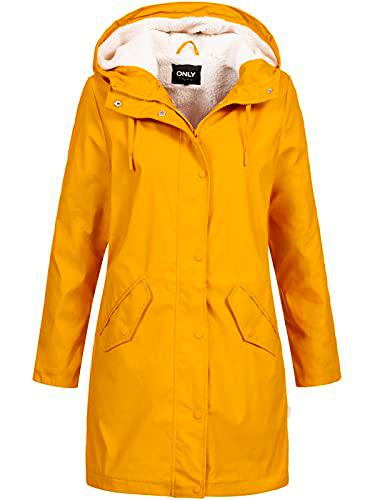 Only Onlsally Otw Noos-Abrigo Impermeable Chaqueta de Lluvia