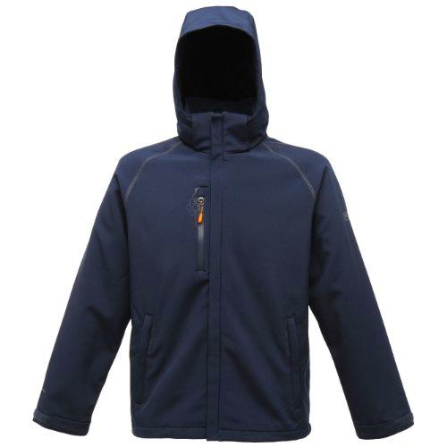 Regatta Softshell Chaqueta Repelente, Azul (Navy), XXL para Hombre