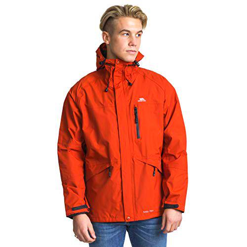 Trespass Corvo Chaqueta impermeable a prueba de viento para hombre