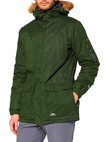 Trespass Tp50 Jaydin Chaqueta, Hombre, Verde Oliva, L