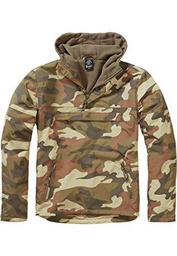 Brandit Windbreaker Chaqueta, Mehrfarbig (Light Woodland 107)