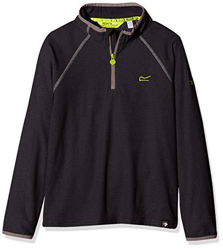 Regatta Loco Half-Zip Forro Polar, Infantil, Gris, 3-4