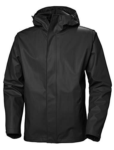 Helly Hansen Moss Outdoor Chaqueta Impermeable, Hombre, Black, XL