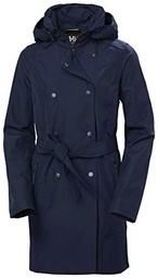 Helly Hansen Welsey II Trench, Chaqueta para lluvia Mujer, Navy, M