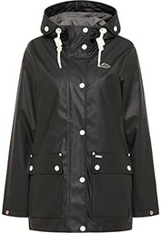 ICEBOUND Chubasquero Chaqueta para Lluvia, Negro, S para Mujer