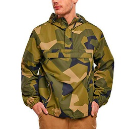 Brandit Hombre Summer Windbreaker, camuflaje sueco M90, 5XL