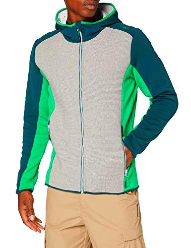 CMP Giacca Stretch Wooltech Chaqueta, Hombre, Petrolio, 48