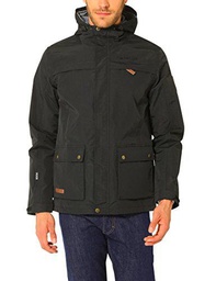 Ultrasport Whistler Glenwood Parka, Hombre, Negro, 3XL