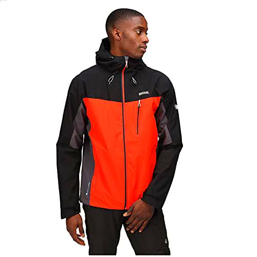 Regatta RMW279 Chaqueta, Cajun Orange/Negro/Rhino, XL para Hombre