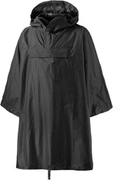 SALEWA Puez (Tec) RTC Poncho Impermeable, Hombre, Negro (Black out), S/M