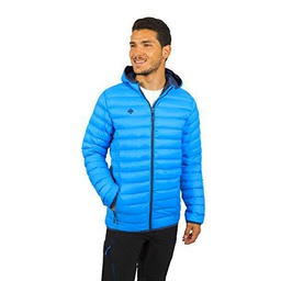 Izas Gabes Chaqueta De Fibra Ultraligera, Hombre, Azul Cian/Azul Noche, L