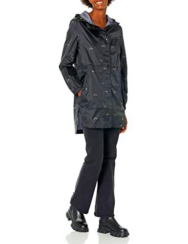 Joules Golightly Chubasquero, Negro, 46 para Mujer