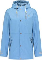 SCHMUDDELWEDDA 36311947 Chaqueta de Lluvia, Azul Denim