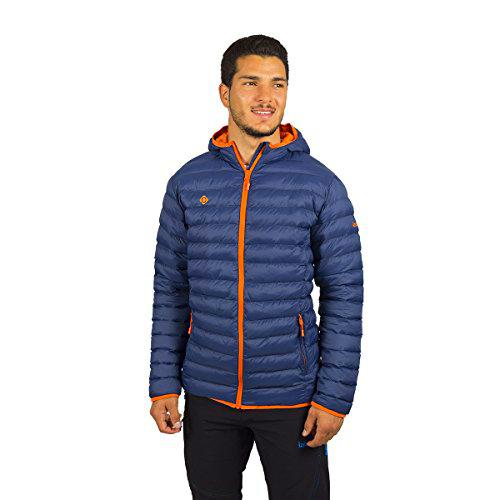 Izas Gabes Chaqueta De Fibra Ultraligera, Hombre, Azul Noche/Naranja, M