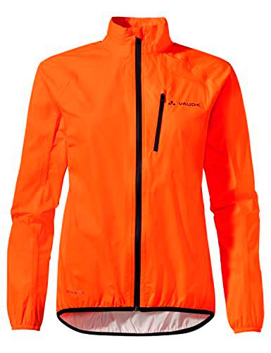 VAUDE Women's Drop Jacket III Chaqueta, Naranja neón