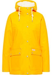 myMo Chubasquero Chaqueta para Lluvia, Amarillo Solar