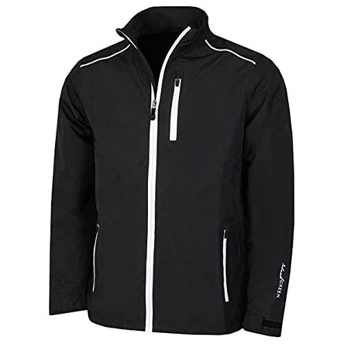 Island Green Zip Through Waterproof Windproof Breathable Sports Rain Jacket