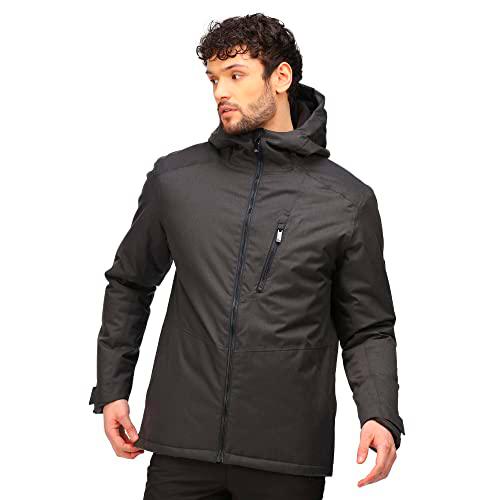 Regatta Chaqueta Highside VI impermeable con capucha con linterna Brite Light para hombre