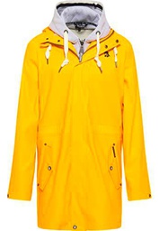 SCHMUDDELWEDDA 36318613 Capa Impermeable, Amarillo Solar