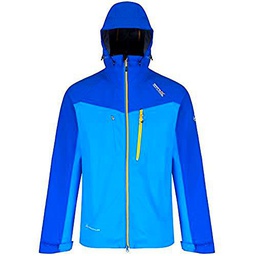 Regatta Oklahoma II Chaqueta Impermeable, Hombre, Hydra Blue/Surf Spray, Medium