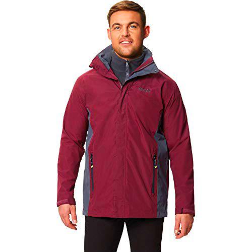 Regatta Telmar II 3 in 1 Waterproof Hooded with Zip-out Fleece Chaqueta