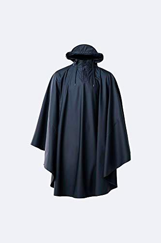 RAINS XC Cape Poncho, Unisex Adulto, Black, l