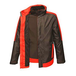 Regatta Chaqueta profesional 3 en 1 impermeable y transpirable para hombre con capucha oculta y chaqueta interior de Softshell desmontable