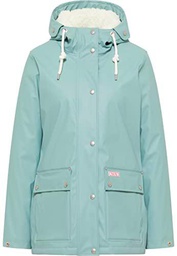 myMo Chubasquero Chaqueta para Lluvia, Menta ahumada