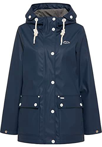 ICEBOUND Chubasquero Chaqueta para Lluvia, Marine, XXL para Mujer