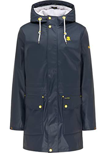 SCHMUDDELWEDDA 36306668 Chaqueta de Lluvia, Azul Marino