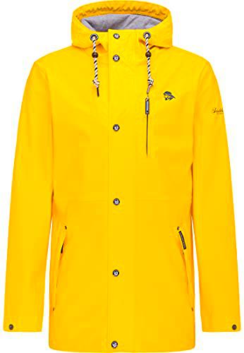 SCHMUDDELWEDDA Anorak, Amarillo, L para Hombre