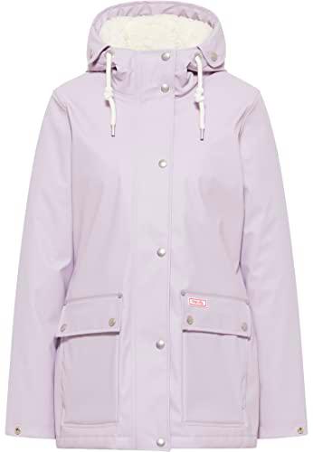 myMo Chubasquero Chaqueta para Lluvia, Morado Claro