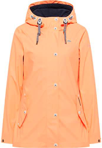 SCHMUDDELWEDDA 34318614 Naranja Melocotón XXL Chubasquero 3 en 1 Mujer