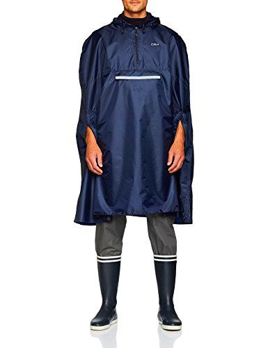 CMP 38X7967, Poncho para hombre, Hombre, 38X7967, Blu (Black Blue), XS