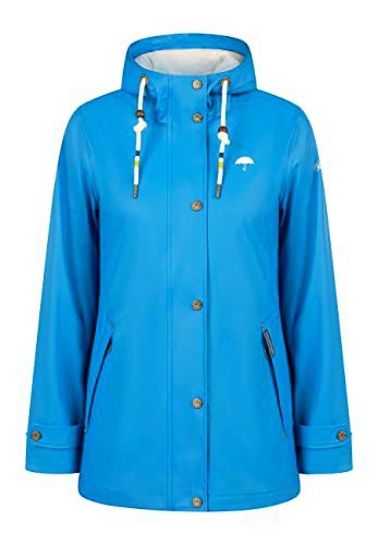 SCHMUDDELWEDDA Chubasquero Chaqueta para Lluvia, Azul