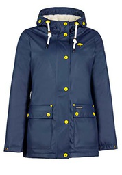 SCHMUDDELWEDDA Chubasquero Chaqueta para Lluvia, Marine