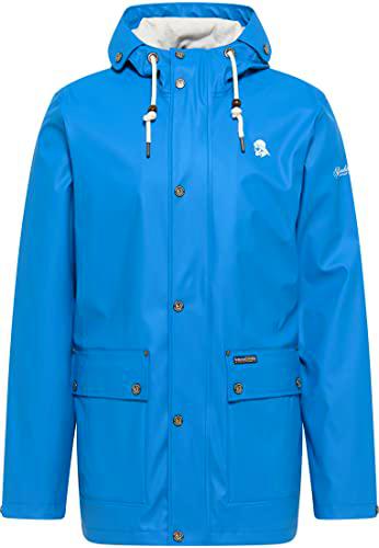 SCHMUDDELWEDDA Chubasquero, Azul, M para Hombre