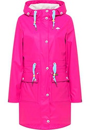 SCHMUDDELWEDDA Chubasquero, Rosa Fucsia, S para Mujer