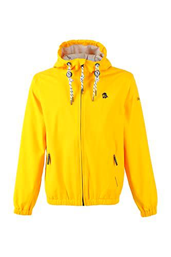 SCHMUDDELWEDDA Chubasquero, Amarillo, XXL para Hombre