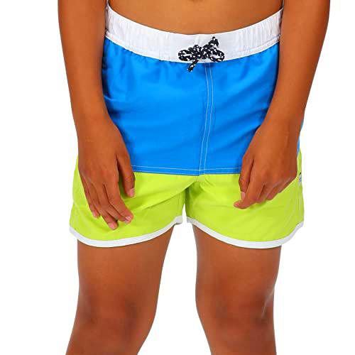 Regatta Sergio Swim Trunks, Imperial Blue/Bright Kiwi