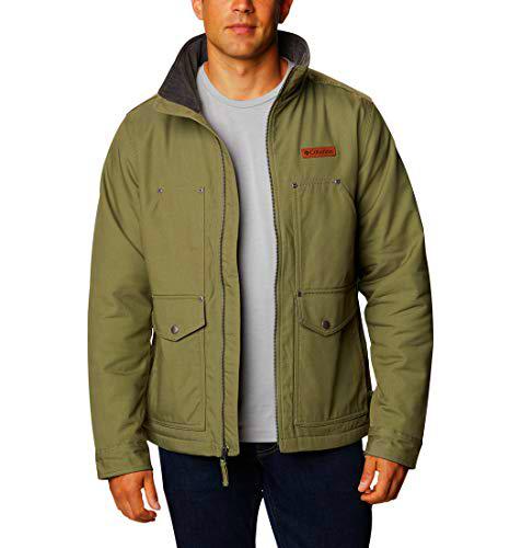 Columbia Loma Vista Chaqueta, Hombre, Verde (Stone Green), S