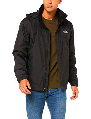 The North Face M Resolve 2 Chaqueta, Hombre, Negro (Tnf Blk/Tnf Blk), S