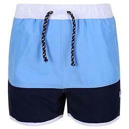 Regatta Sergio Swim Trunks, Powder Blue/Navy, 14 Years Unisex