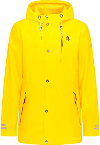 SCHMUDDELWEDDA Chubasquero, Amarillo, XXL para Hombre