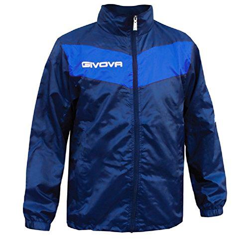 Givova RJ005 Chubasquero, Hombre, Azul/Azul, M