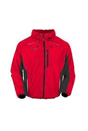 Izas Cristoph Chaqueta De Running, Unisex Adulto, Rojo/Negro, S